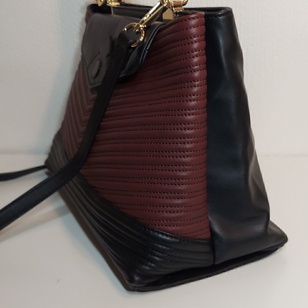 Vince Camuto Quilted Leather Satchel - Picture 9 of 12